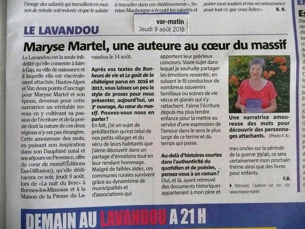Dans la presse